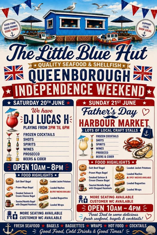 Queenborough Independence Weekend event poster
